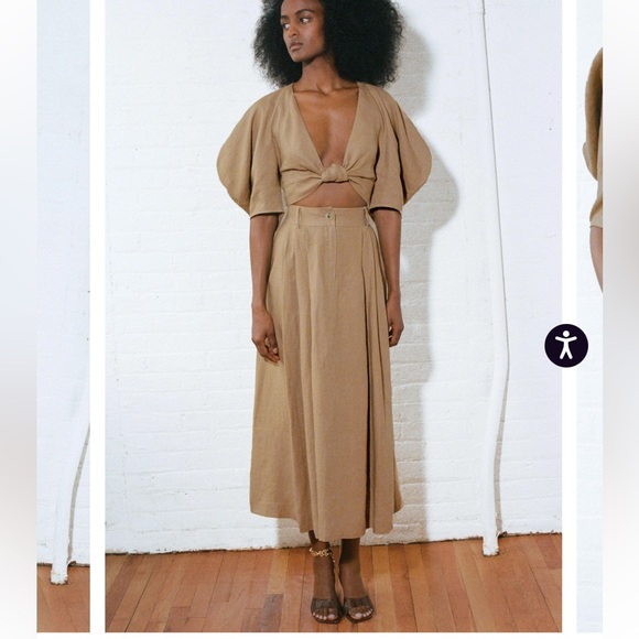 Mara Hoffman Dresses & Skirts - EUC Mara Hoffman Tulay Skirt in Khaki 4